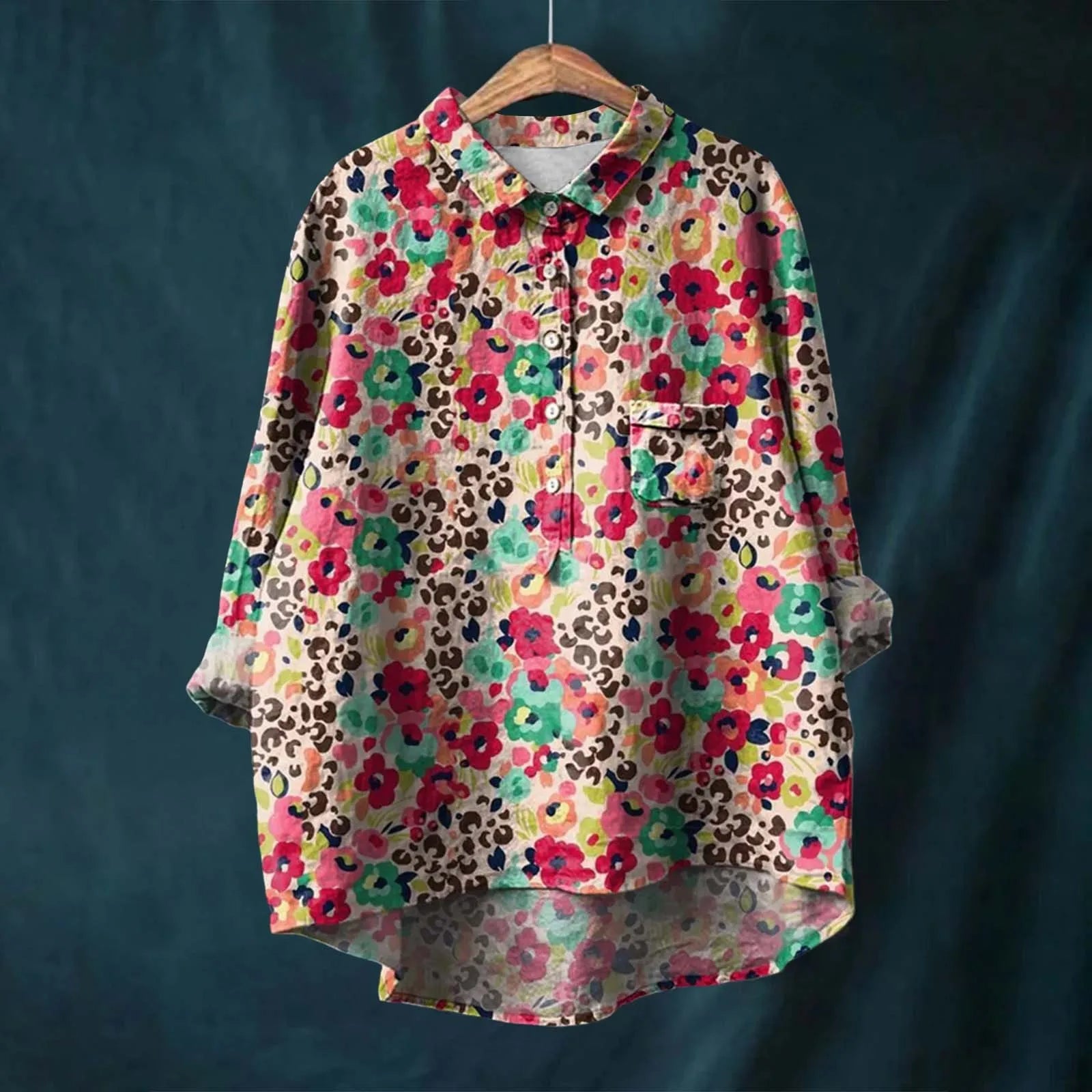 Natasha | Camicia Elegante con Fiori