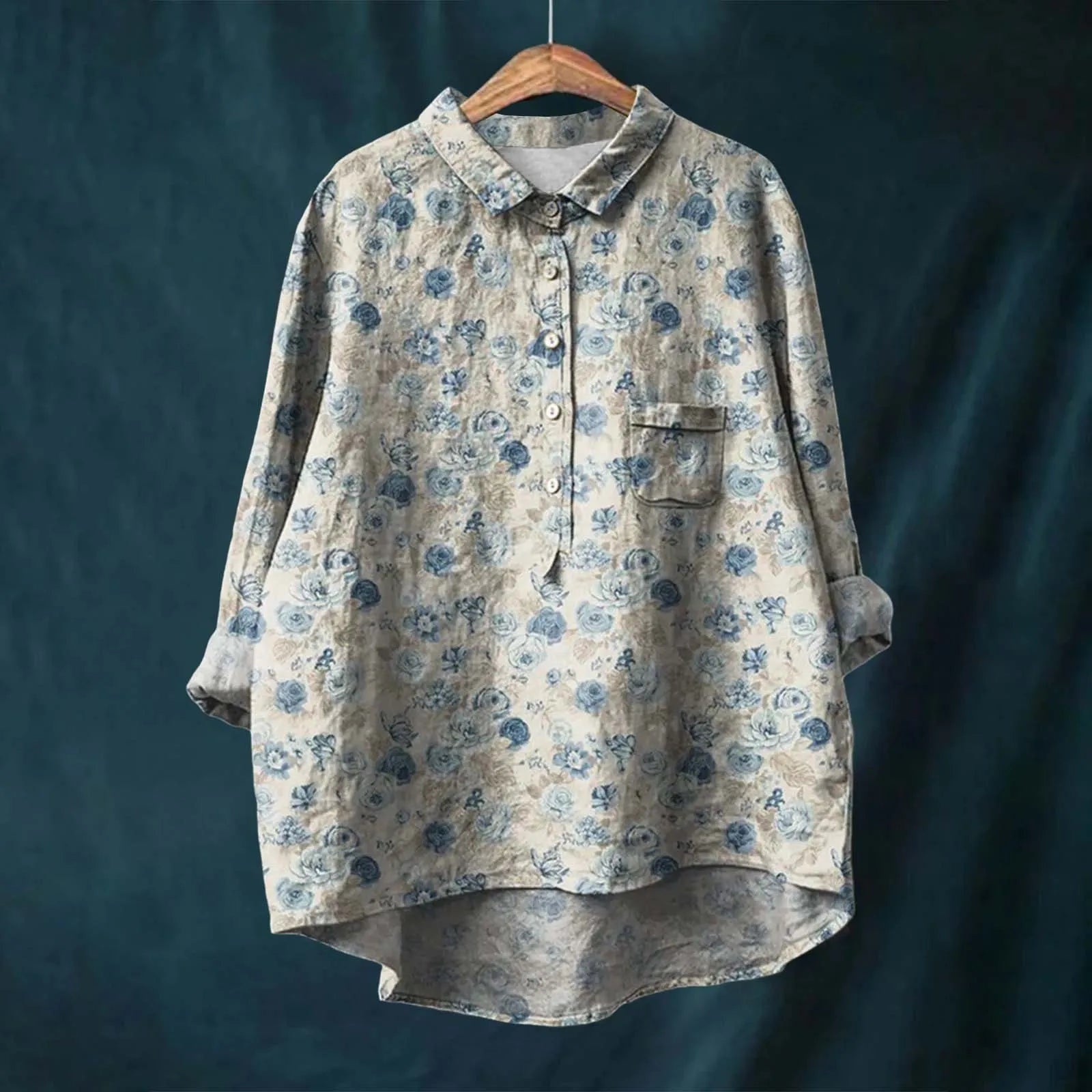 Natasha | Camicia Elegante con Fiori