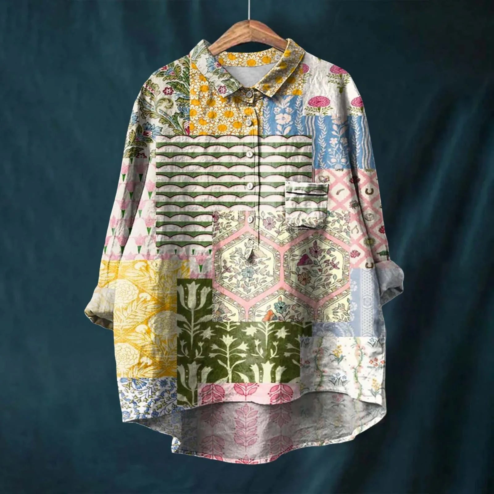 Natasha | Camicia Elegante con Fiori
