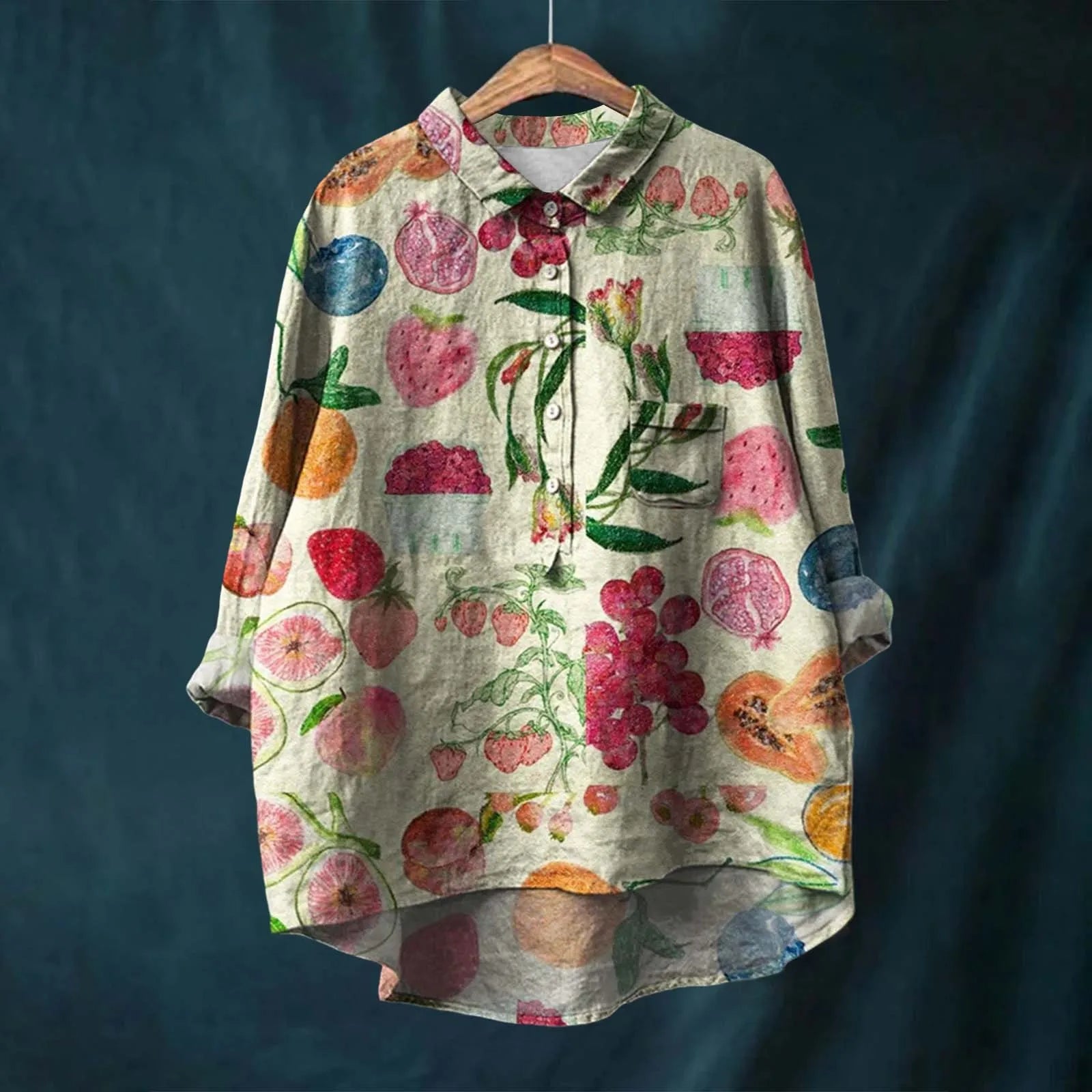 Natasha | Camicia Elegante con Fiori