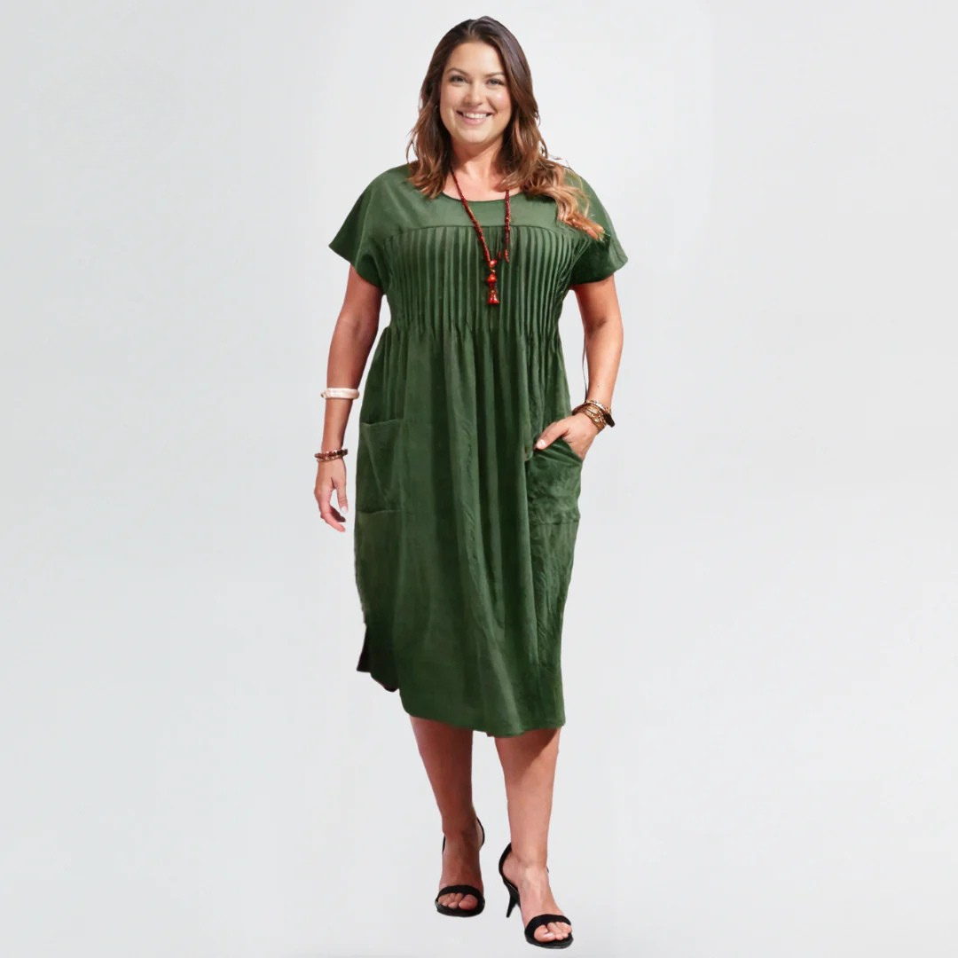Marley | Vestito Fluttuante con Copertura per Pancia