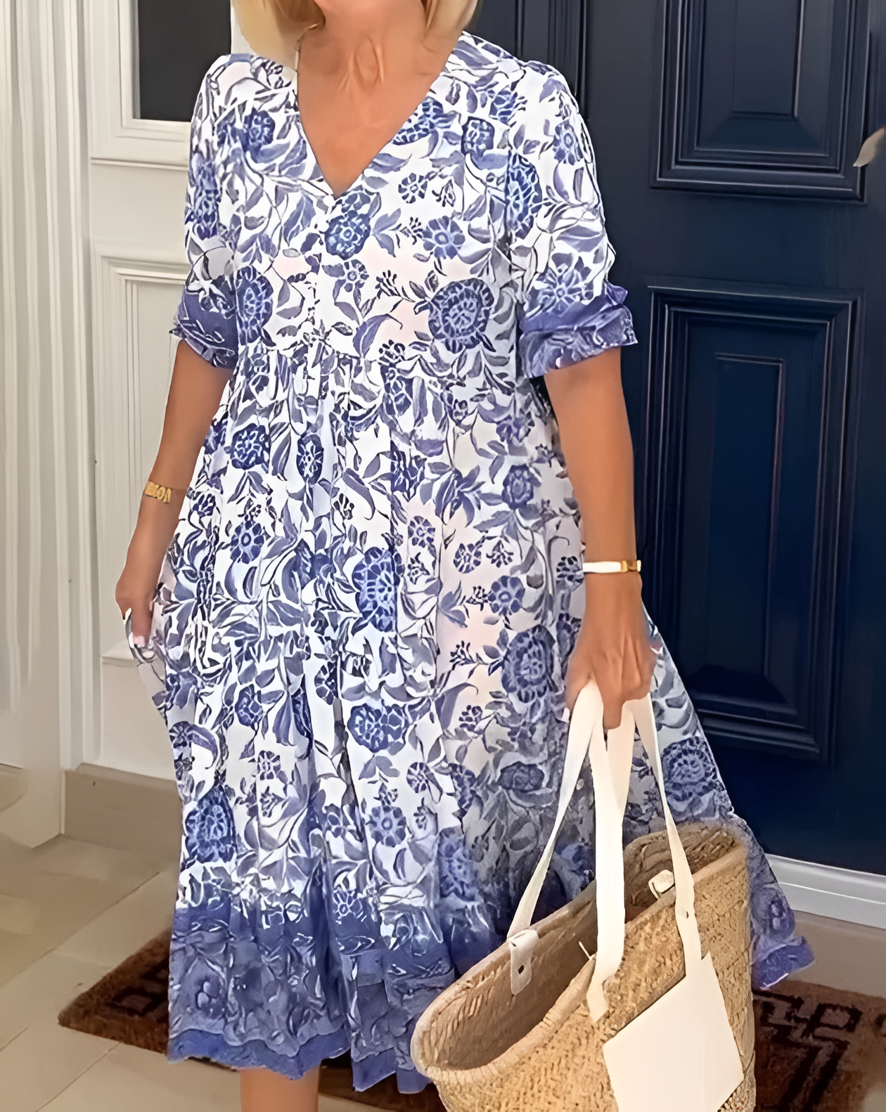 Zuri | Abito Bohemien con scollo a V