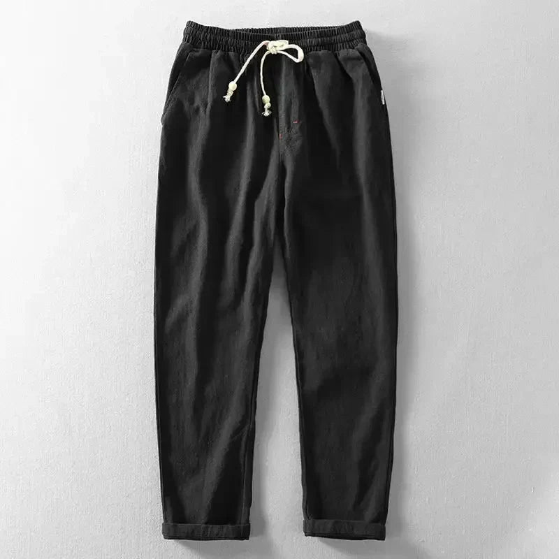 Lexie | Pantaloni in cotone a vestibilità comoda