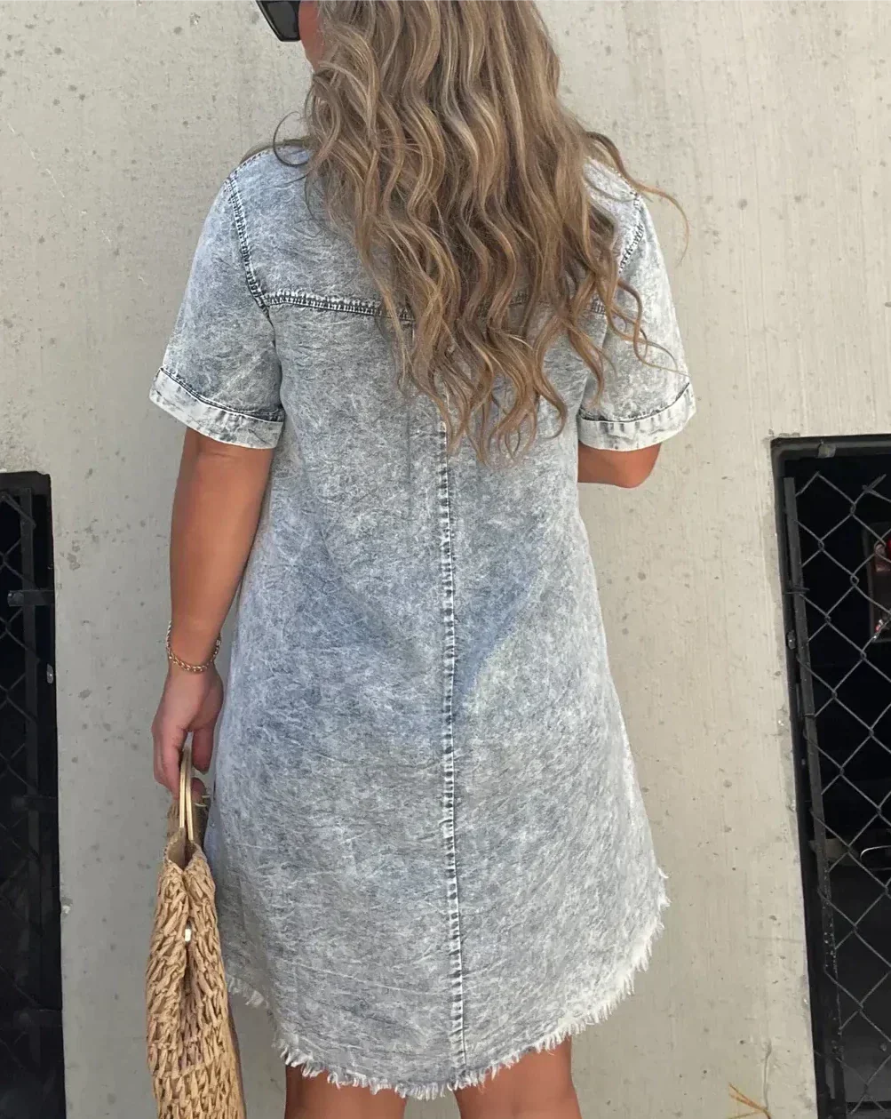 Nayeli | Abito Camicia in Denim